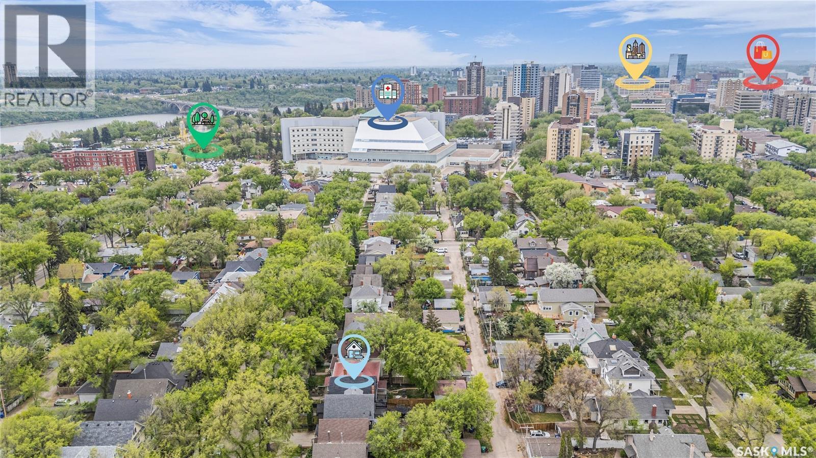 727 6Th Avenue N, Saskatoon, SK - Outdoor With View