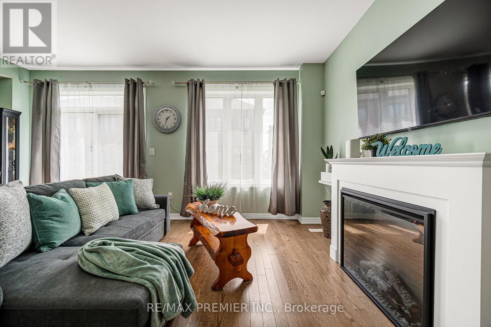 Main - 55 Singhampton Road, Vaughan, ON - Indoor Photo Showing Living Room With Fireplace