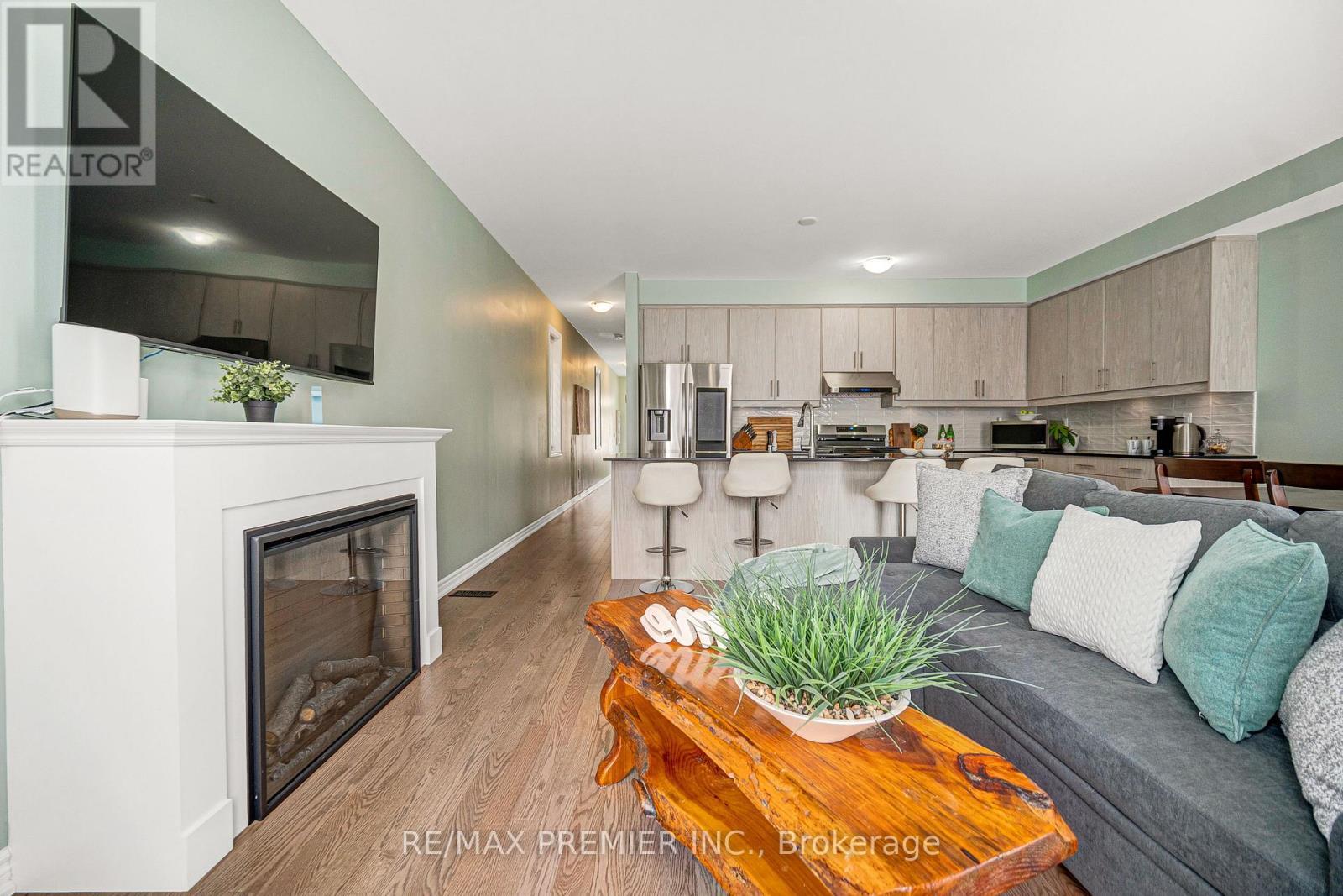 Main - 55 Singhampton Road, Vaughan, ON - Indoor Photo Showing Living Room With Fireplace