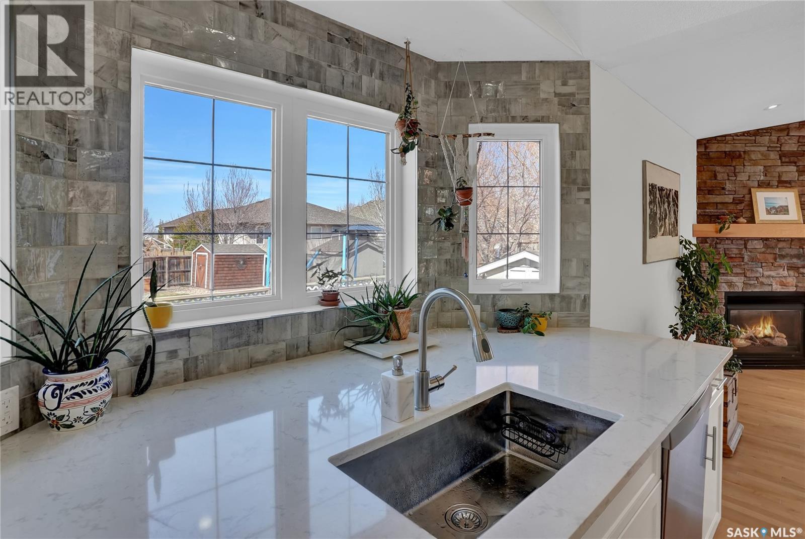 35 Marigold Crescent, Moose Jaw, SK - Indoor Photo Showing Other Room With Fireplace