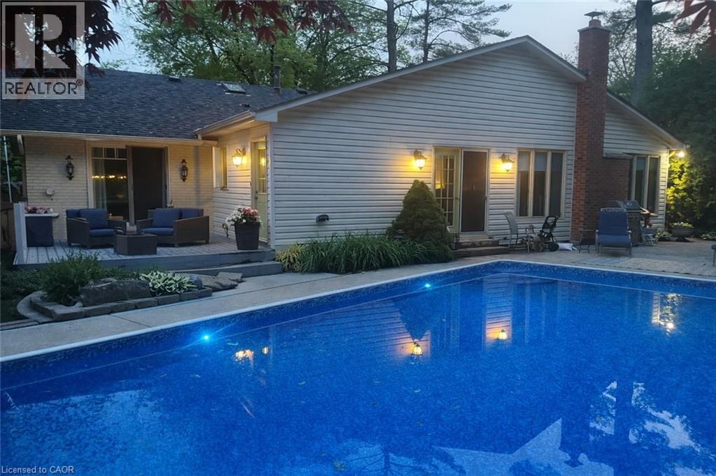 285 Glen Afton Drive, Burlington, ON - Outdoor With In Ground Pool With Deck Patio Veranda