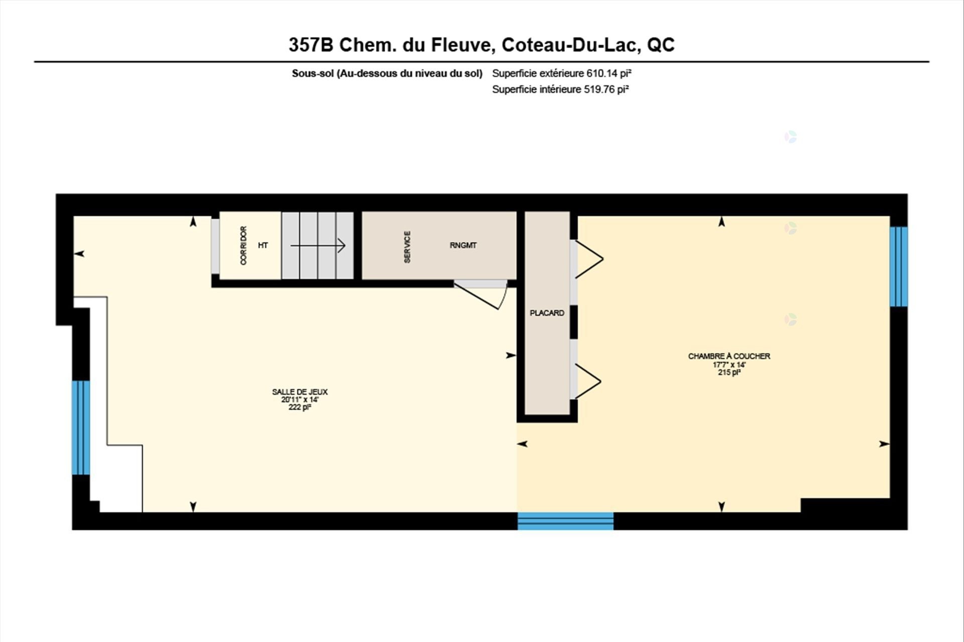 Floor Plan - 357B Ch. Du Fleuve, Coteau-Du-Lac, QC - Other
