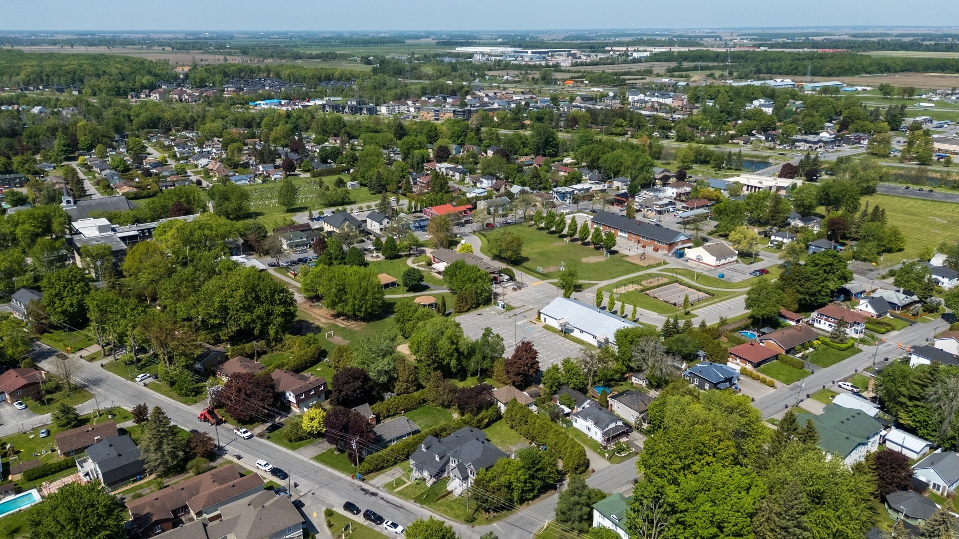 Aerial View - 357B Ch. Du Fleuve, Coteau-Du-Lac, QC - Outdoor With View