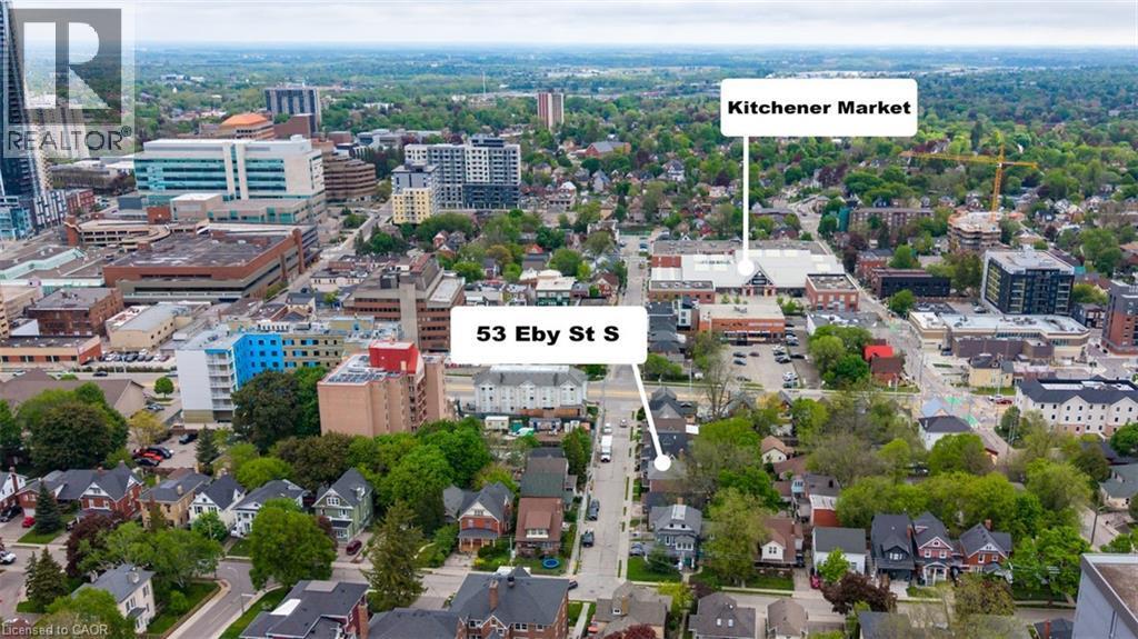 53 Eby Street S, Kitchener, ON - Outdoor With View