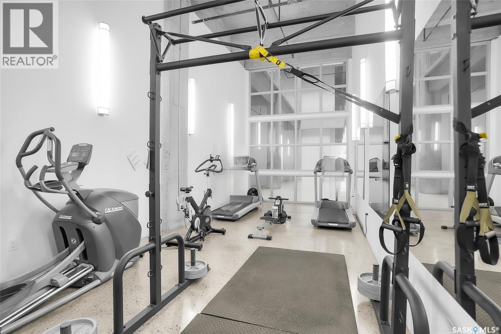 206 120 23Rd Street E, Saskatoon, SK - Indoor Photo Showing Gym Room