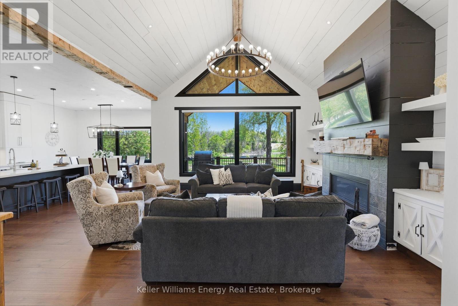 143 River Street, Scugog, ON - Indoor Photo Showing Living Room With Fireplace