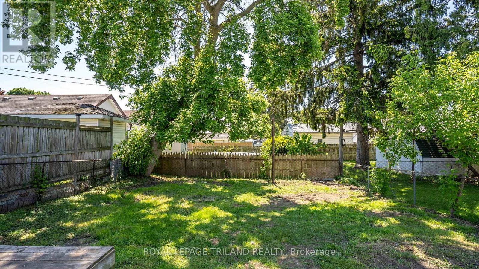 Virtually Staged - 1291 Trafalgar Street, London East (East M), ON - Outdoor With Backyard