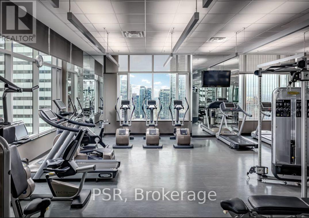 3901 - 311 Bay Street, Toronto, ON - Indoor Photo Showing Gym Room