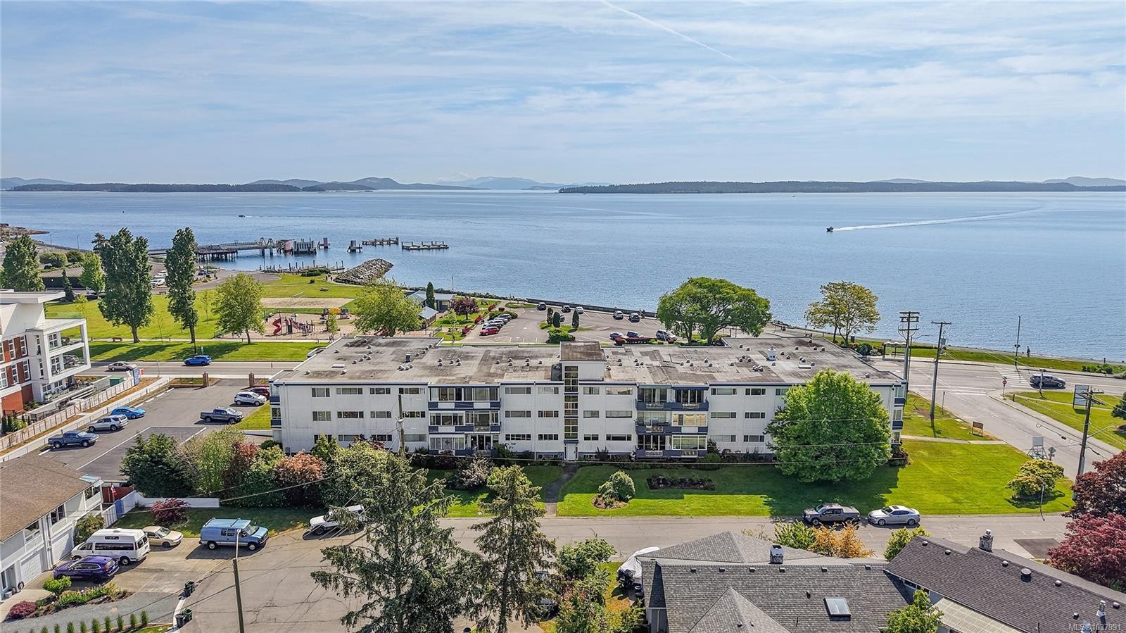 #111-9560 Fifth St, Sidney, BC - Outdoor With Body Of Water With View