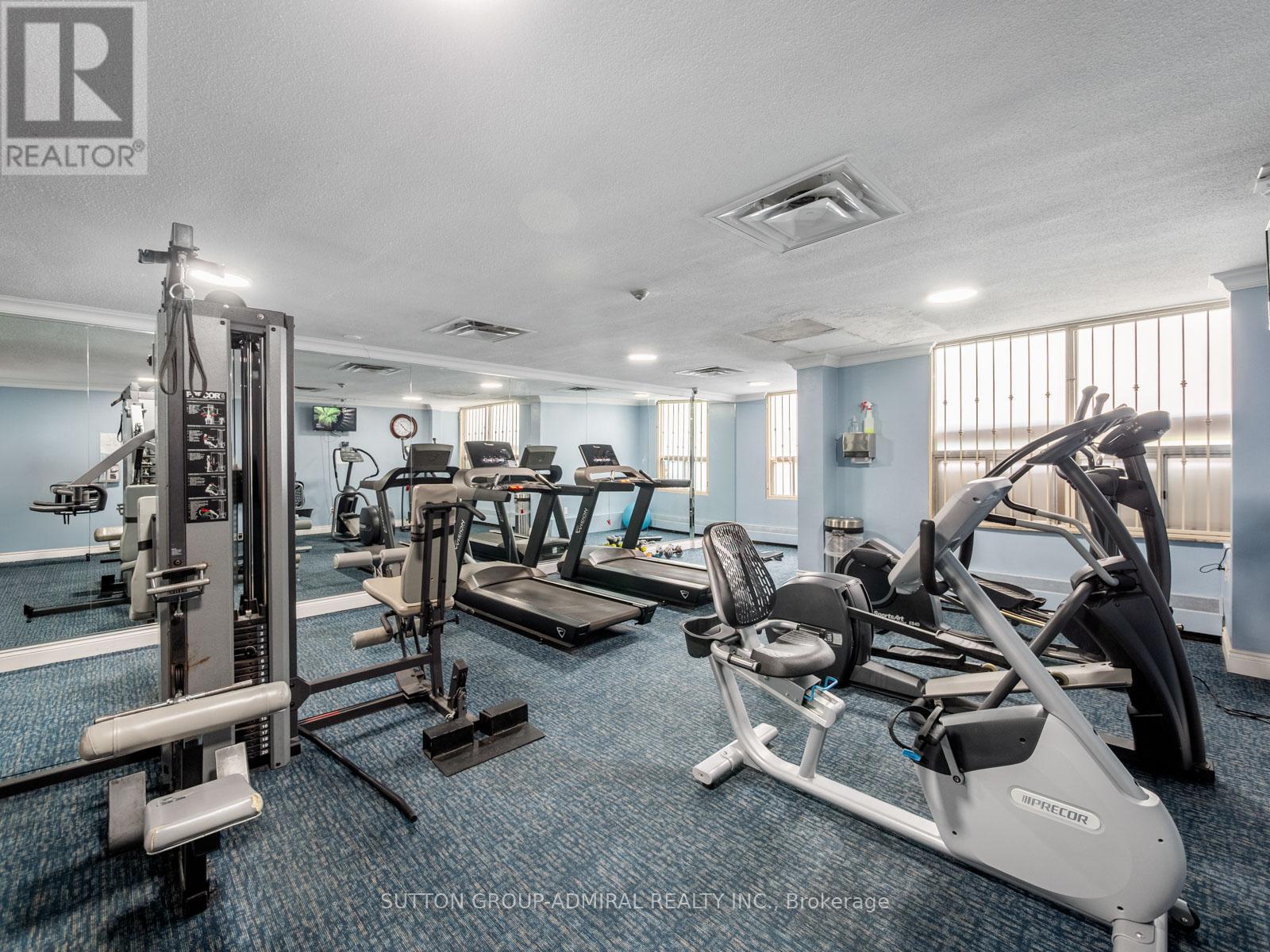 1603 - 20 Edgecliff Golfway, Toronto, ON - Indoor Photo Showing Gym Room
