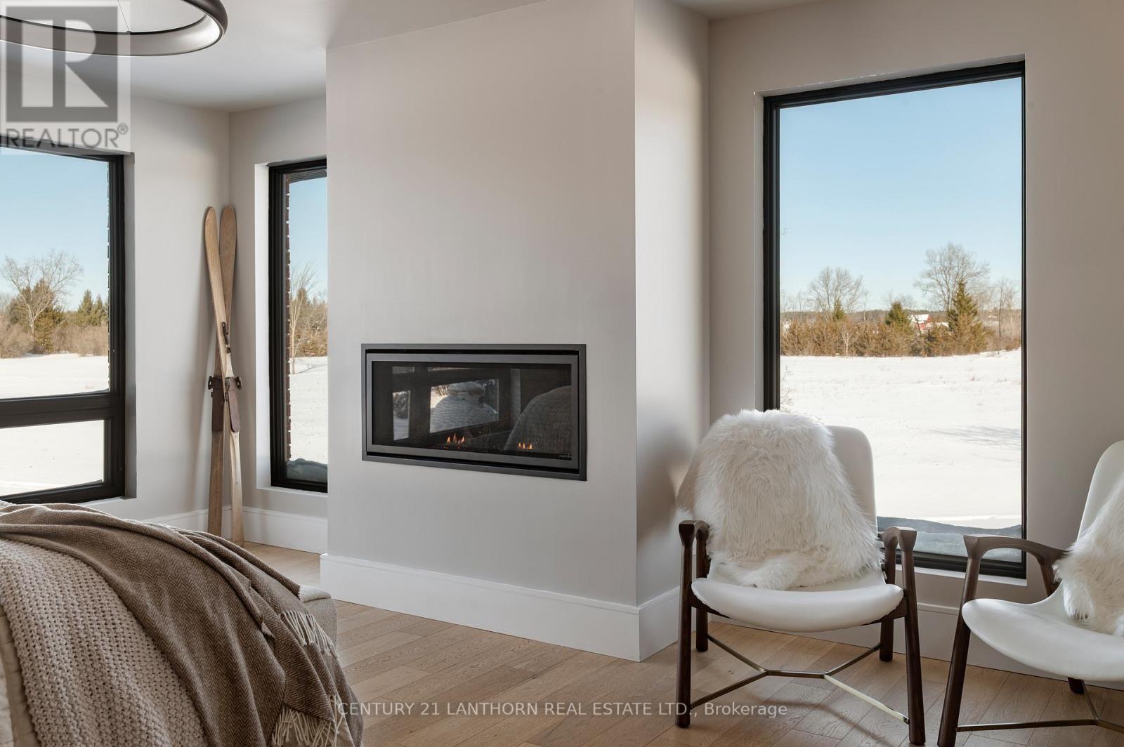 Primary Bed - 676 Foxton Road, Belleville (Thurlow Ward), ON - Indoor Photo Showing Living Room With Fireplace