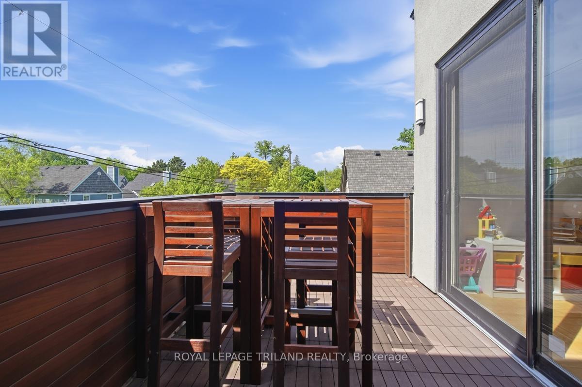 Upper Floor: Patio off Bedroom - 20 Garfield Avenue, London South (South F), ON -