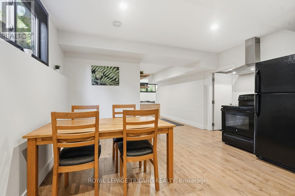 Lower Level: Self Contained Unit Kitchen - 20 Garfield Avenue, London South (South F), ON - Indoor Photo Showing Dining Room