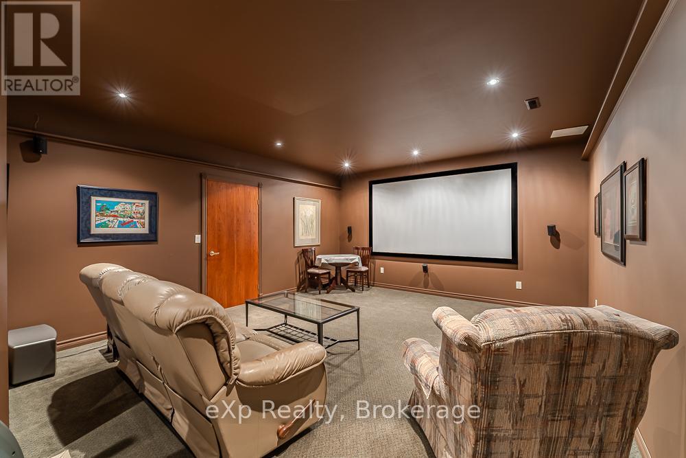 Lower Level theatre Room - 502411 Grey Road 1 Road, Georgian Bluffs, ON - Indoor Photo Showing Other Room