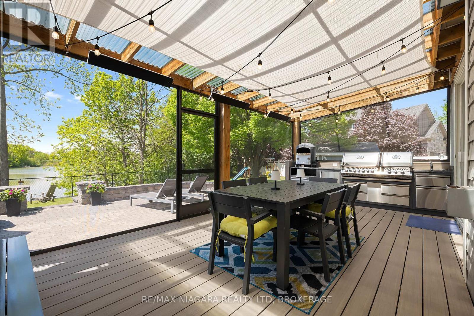 Covered Deck - 1448 Four Mile Creek Road, Niagara-On-The-Lake (Virgil), ON - Outdoor With Deck Patio Veranda With Exterior