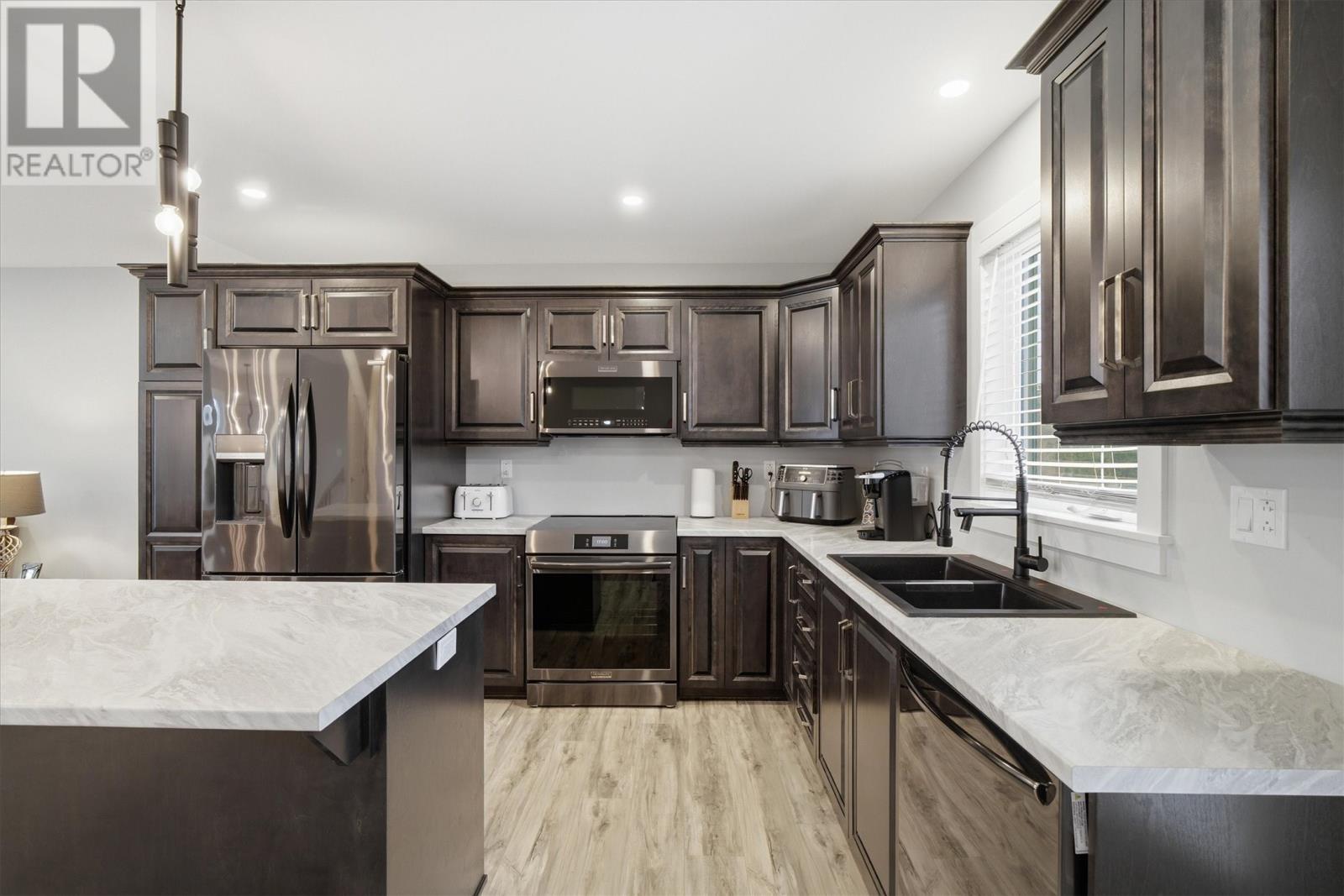 1657 Conception Bay Highway, Cbs, NL - Indoor Photo Showing Kitchen With Double Sink With Upgraded Kitchen