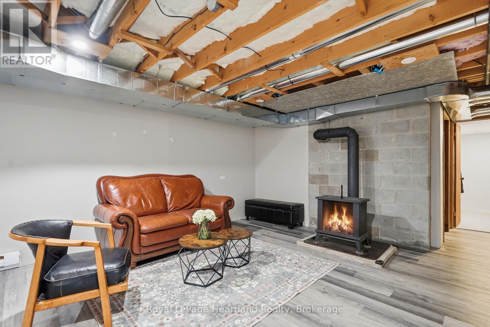 6 Alexander Street, Huron East (Seaforth), ON - Indoor Photo Showing Other Room With Fireplace
