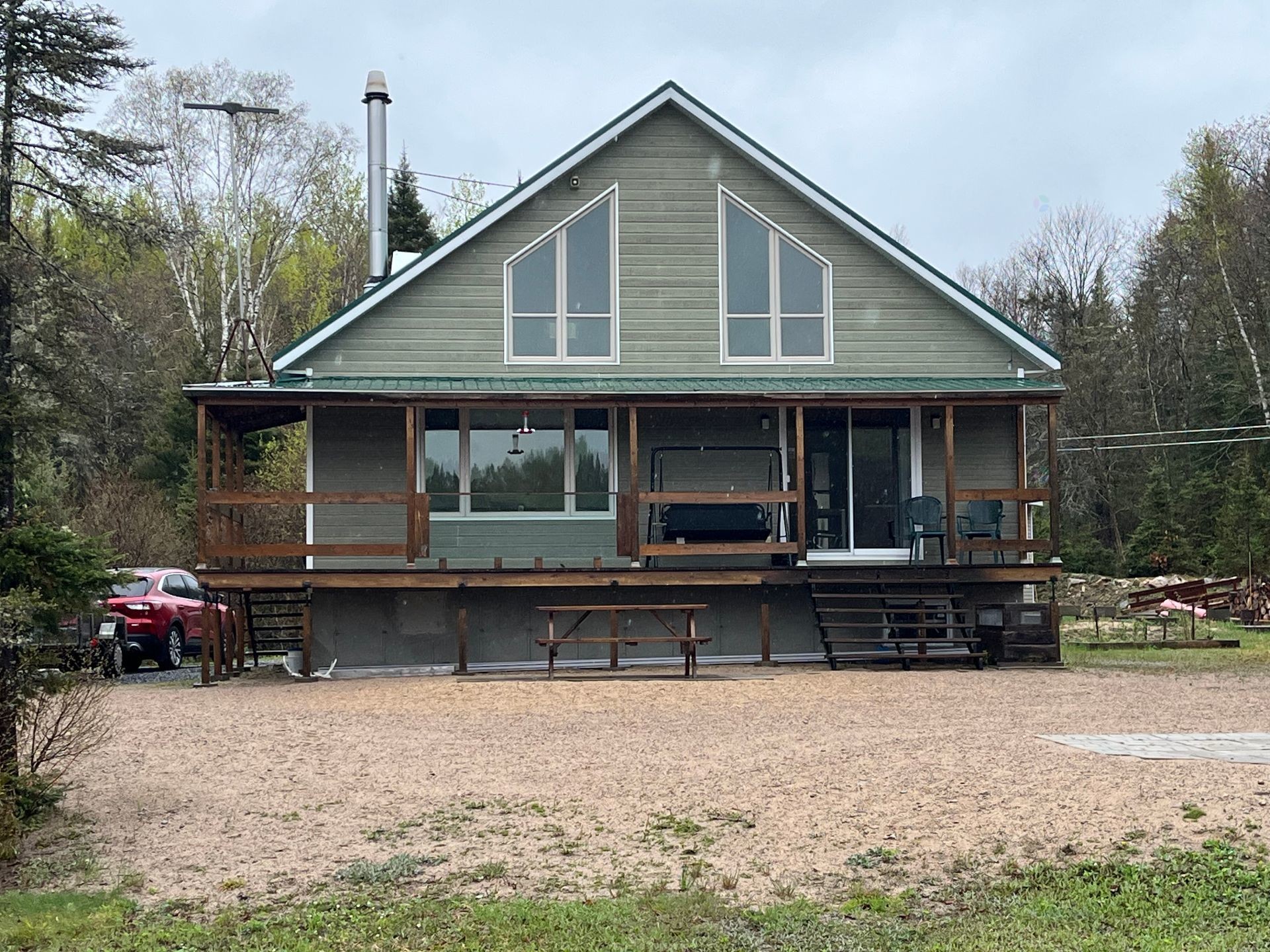 Front of Structure - 962 Route 138, Saint-Siméon, QC - Outdoor With Deck Patio Veranda