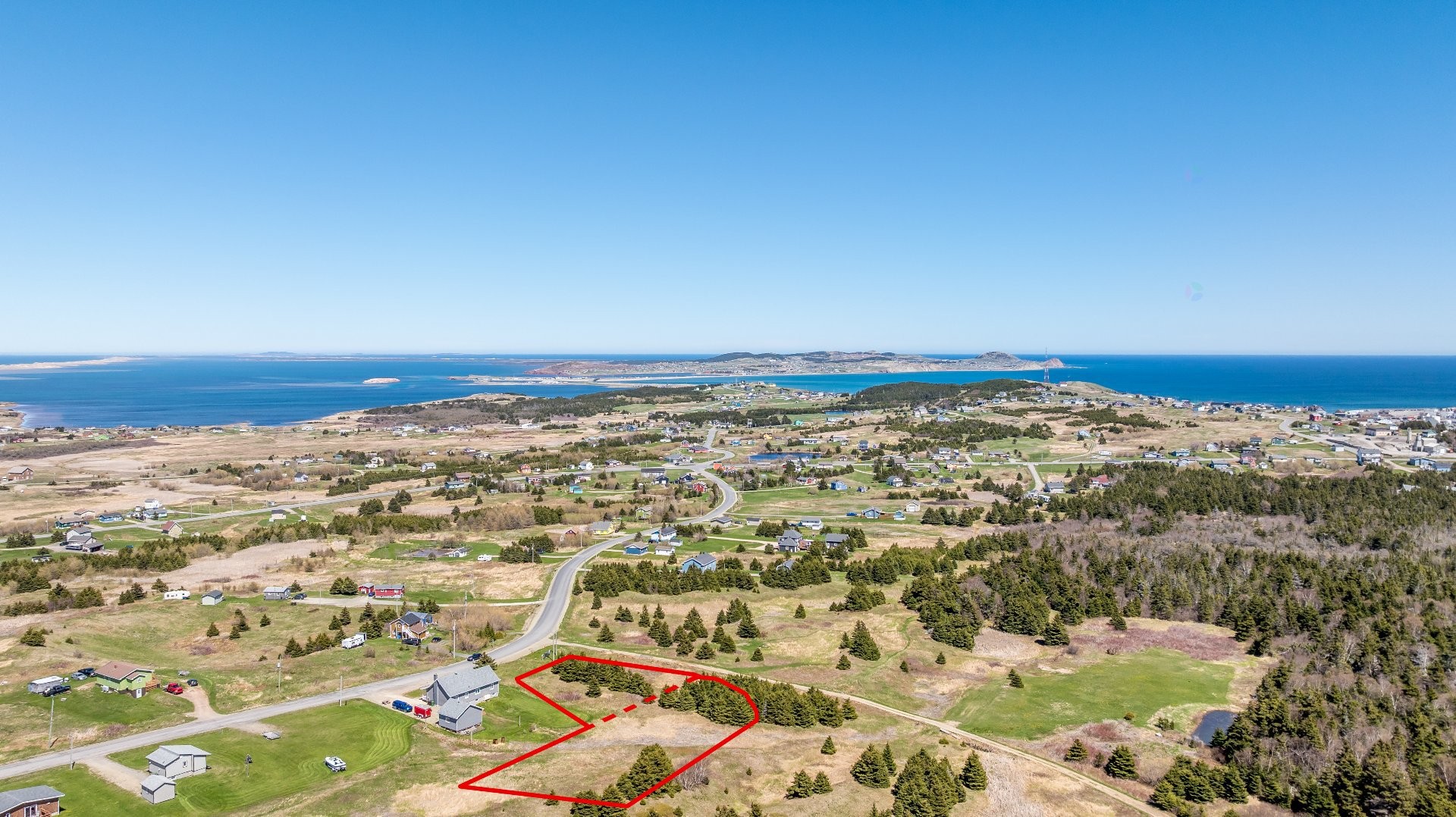 Aerial View - Ch. Des Patton, Les Îles-De-La-Madeleine, QC