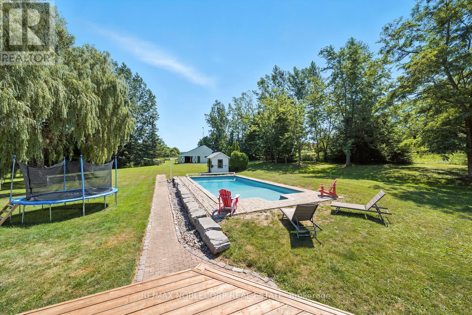 2037 15Th Side Road, New Tecumseth, ON - Outdoor With In Ground Pool With Backyard