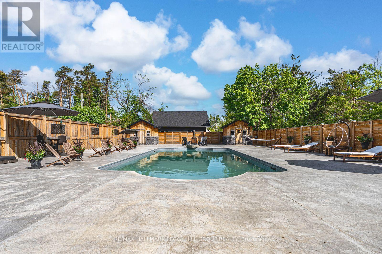 2484 Highway 11 S, Oro-Medonte, ON - Outdoor With In Ground Pool