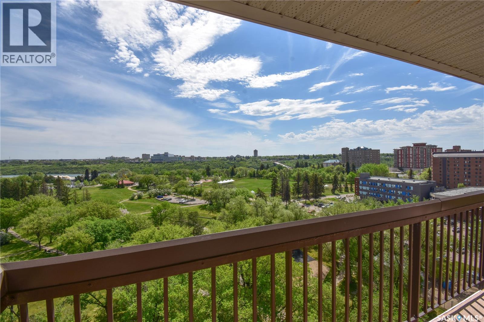 1003 510 5Th Avenue N, Saskatoon, SK - Outdoor With Balcony With View