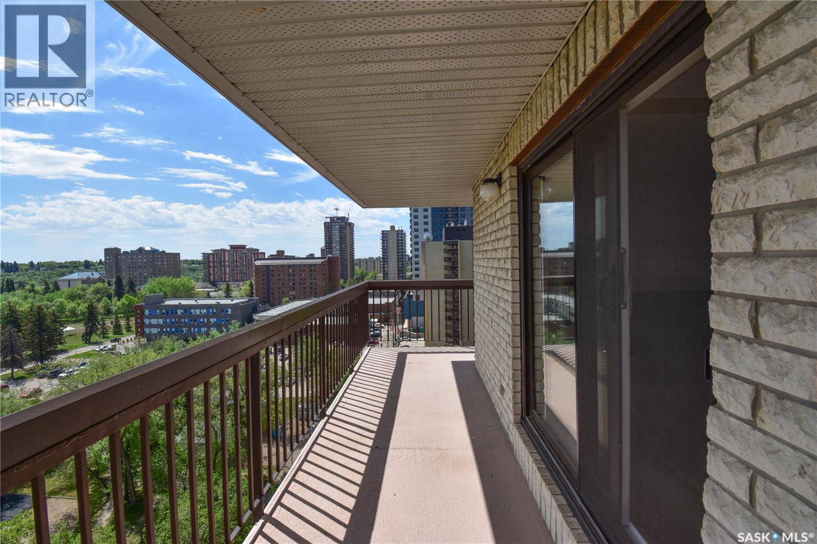 1003 510 5Th Avenue N, Saskatoon, SK - Outdoor With Balcony With Exterior