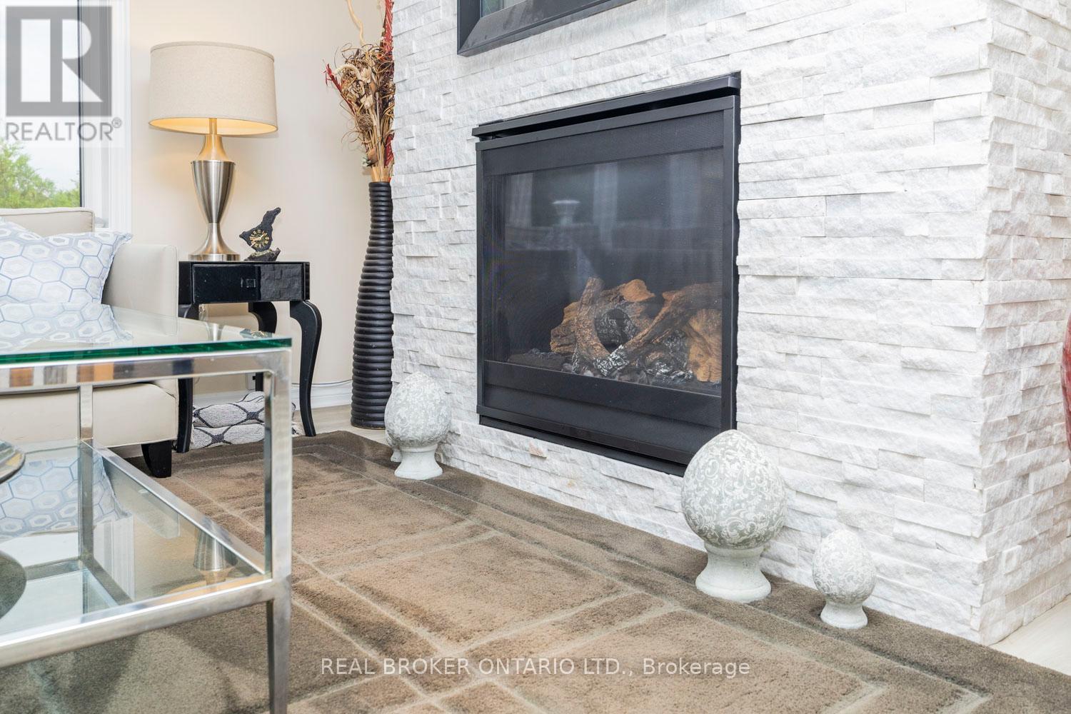 486 Code Drive, Montague, ON - Indoor With Fireplace