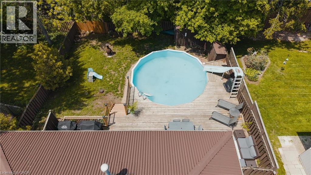 62 Bechtel Drive, Kitchener, ON - Outdoor With Above Ground Pool