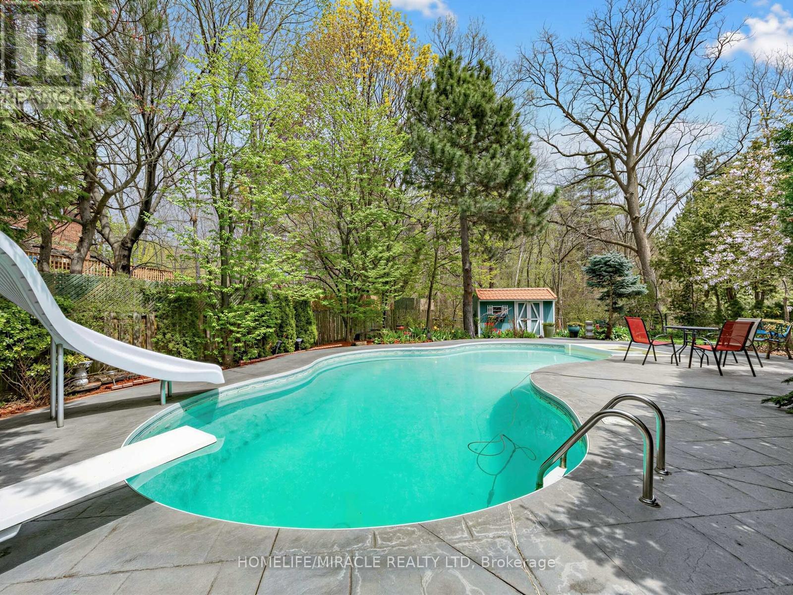 2023 Jacamar Court, Mississauga, ON - Outdoor With In Ground Pool