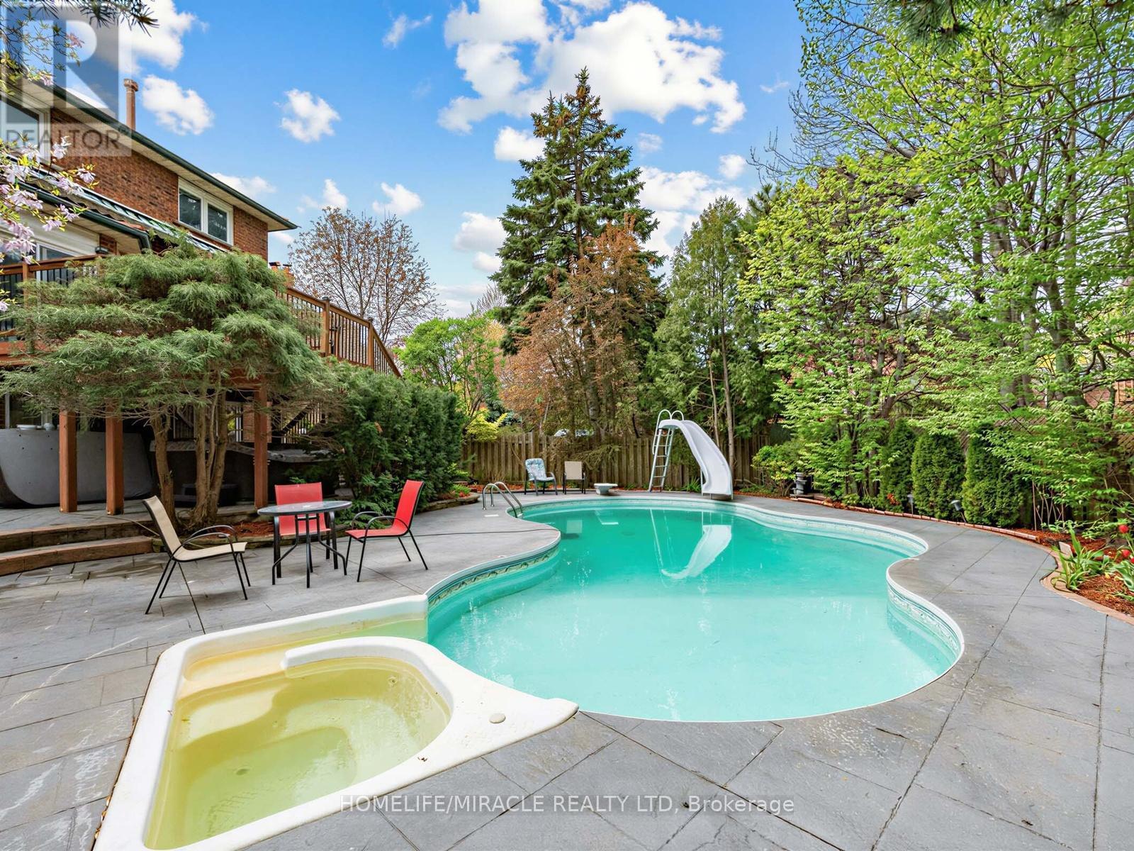 2023 Jacamar Court, Mississauga, ON - Outdoor With In Ground Pool With Deck Patio Veranda