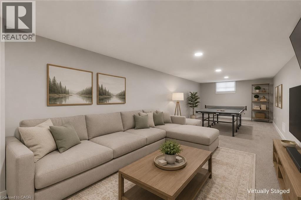 Unit A - Rec Room - Virtually Staged - 158 Laurentian Drive N, London, ON - Indoor Photo Showing Living Room