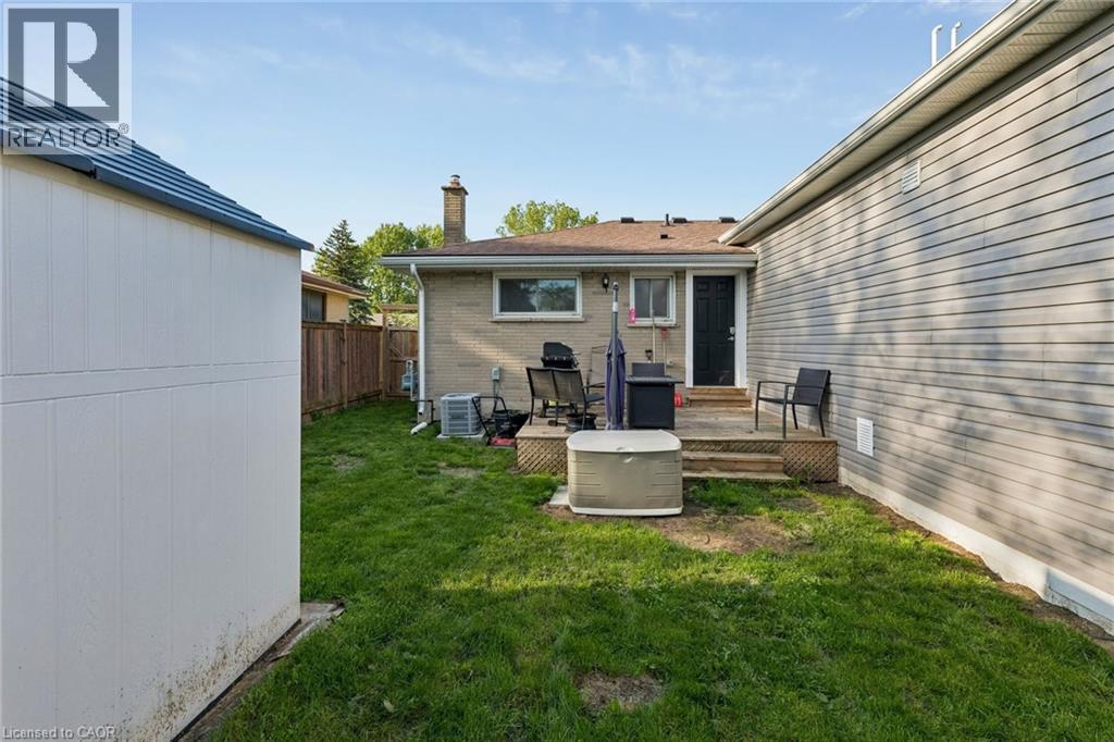 Unit A - Private Fenced Backyard & Garden Shed - 158 Laurentian Drive N, London, ON - Outdoor With Deck Patio Veranda With Exterior