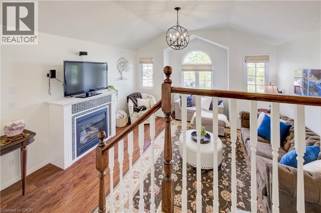 295 Oprington Place, Kitchener, ON - Indoor Photo Showing Other Room With Fireplace