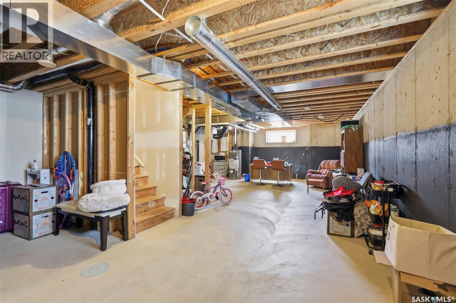 201 Rajput Way, Saskatoon, SK - Indoor Photo Showing Basement