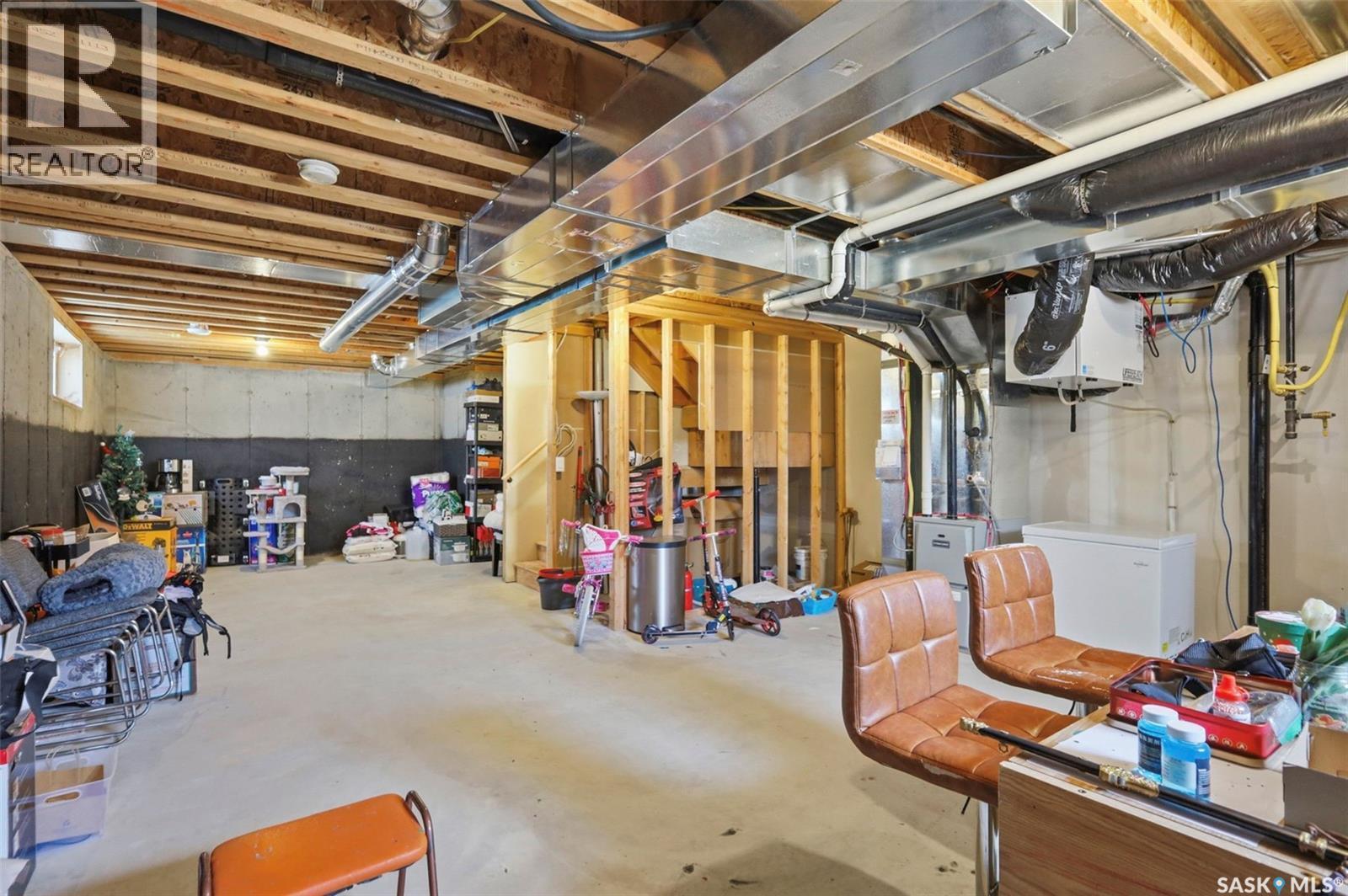 201 Rajput Way, Saskatoon, SK - Indoor Photo Showing Basement