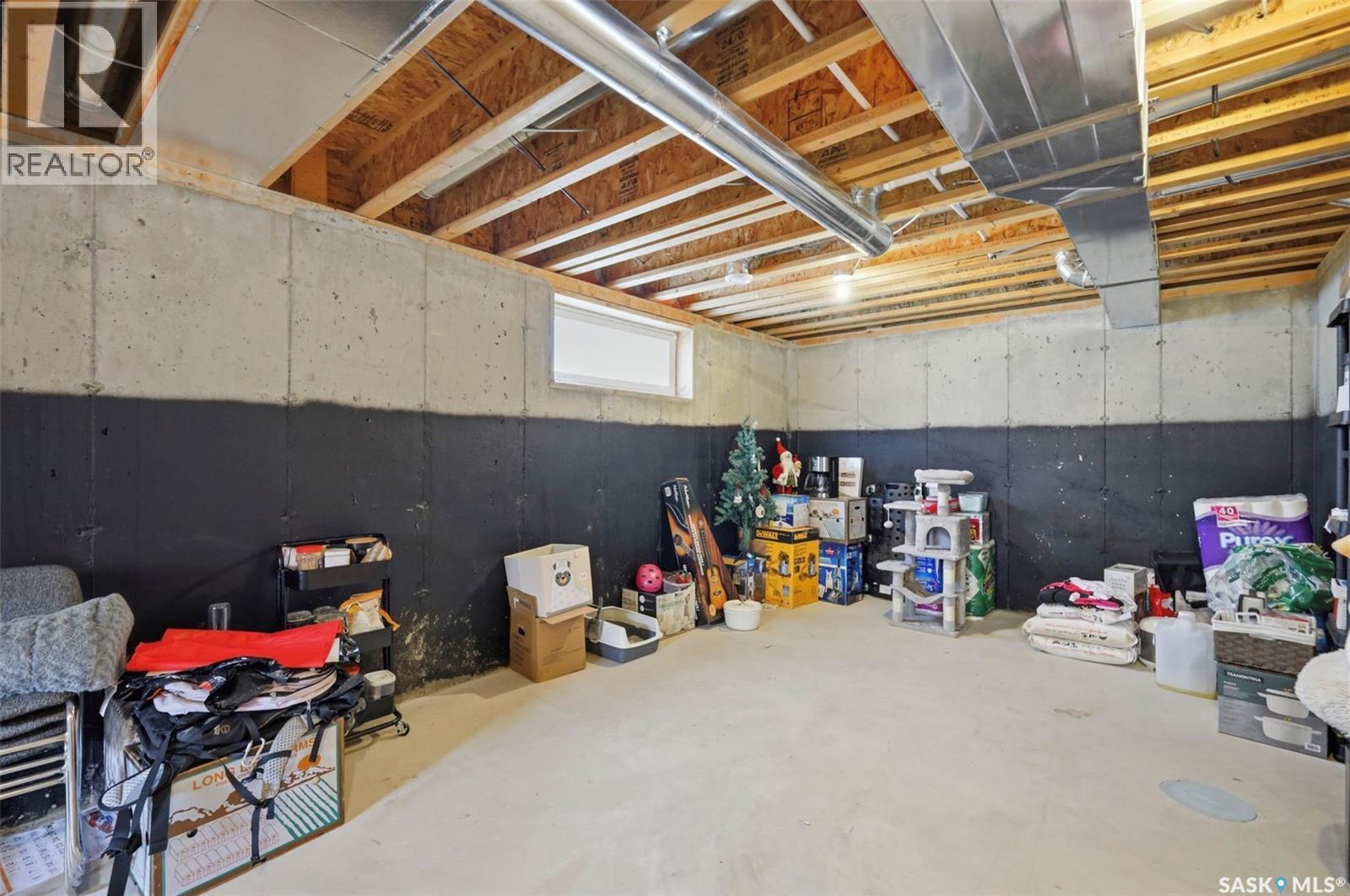 201 Rajput Way, Saskatoon, SK - Indoor Photo Showing Basement