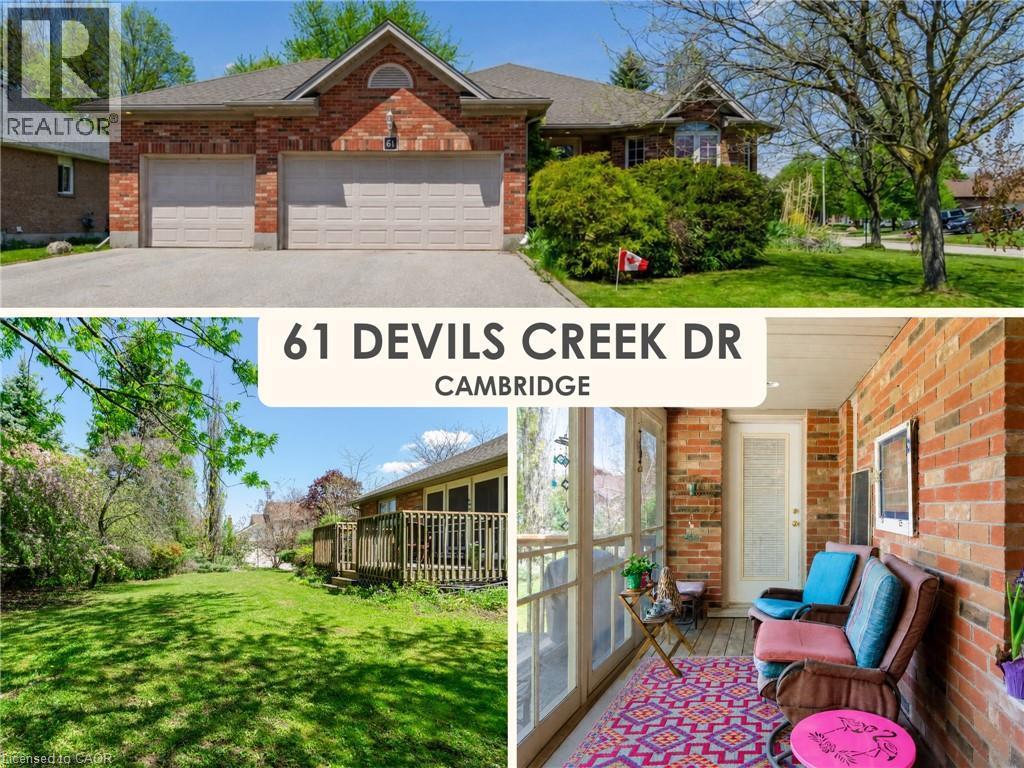 cover photo - 61 Devils Creek Drive, Cambridge, ON - Outdoor