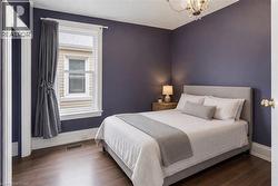 First bedroom virtually staged -