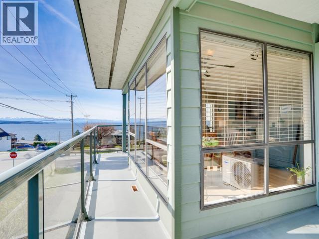 8-3818 Joyce Ave, Powell River, BC - Outdoor With Body Of Water With Balcony With Exterior
