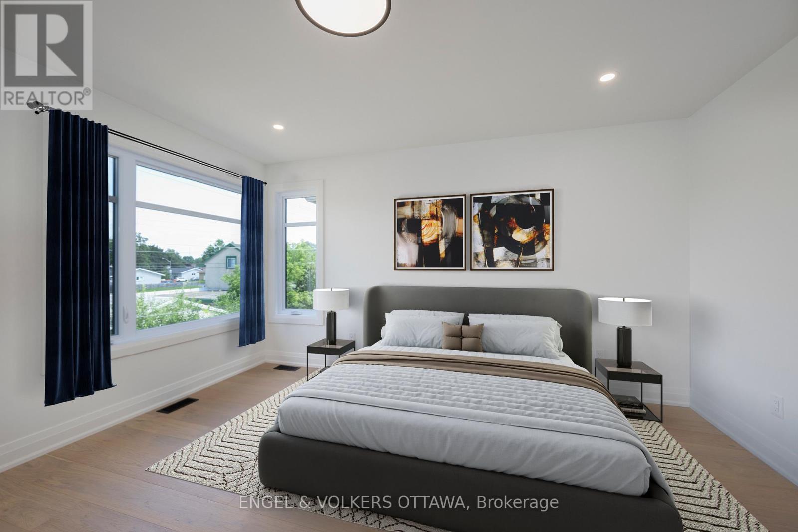 Virtually Staged - 75A Granton Avenue, Ottawa, ON - Indoor Photo Showing Bedroom