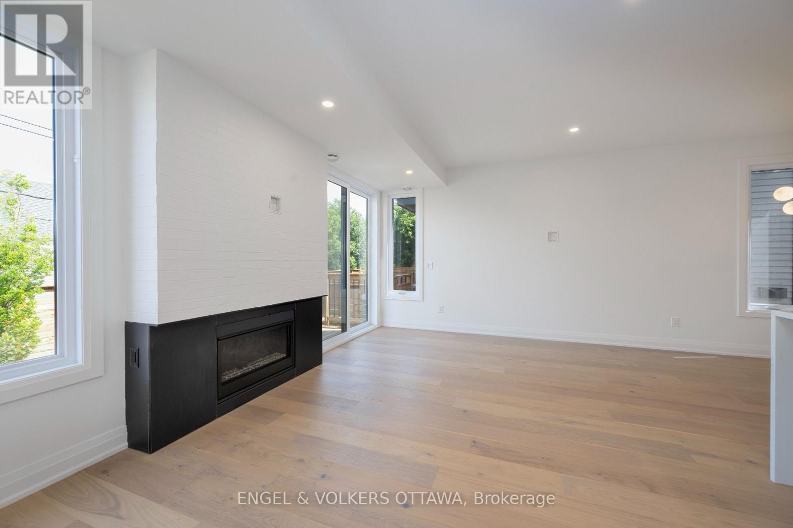 75A Granton Avenue, Ottawa, ON - Indoor With Fireplace