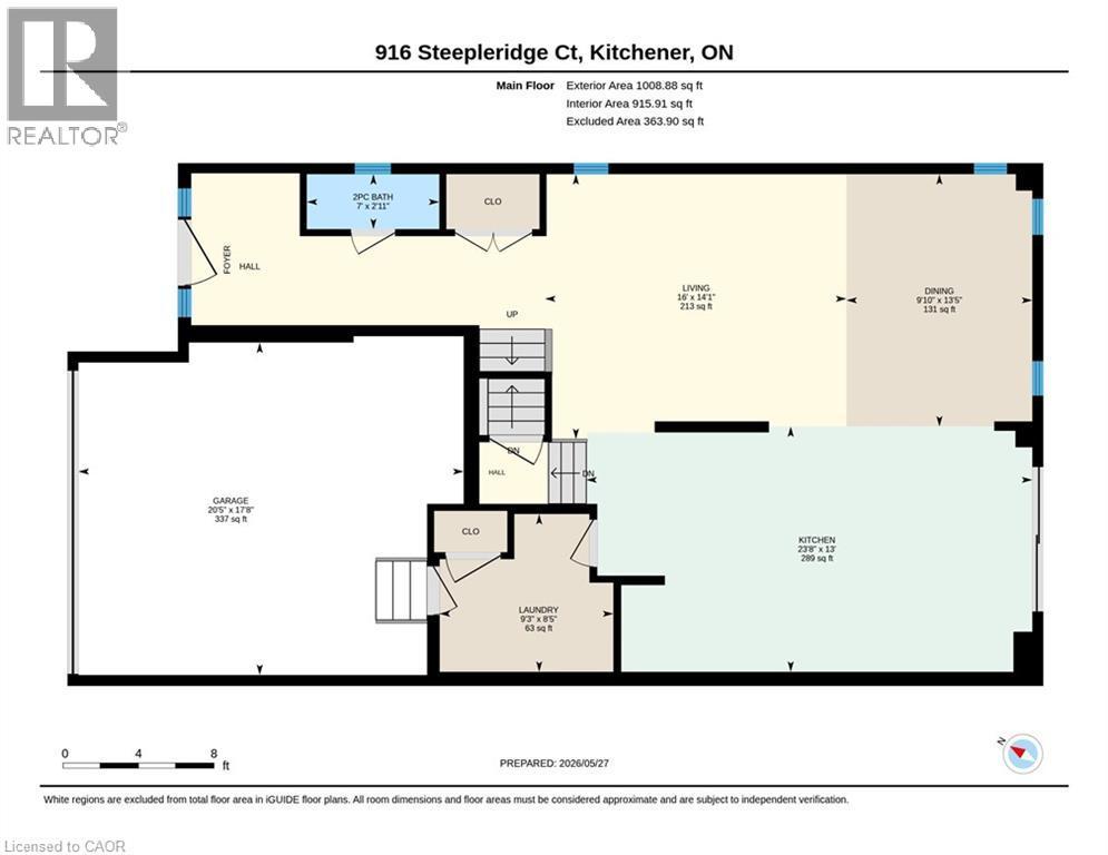 Floor plan - 916 Steepleridge Court, Kitchener, ON - Other