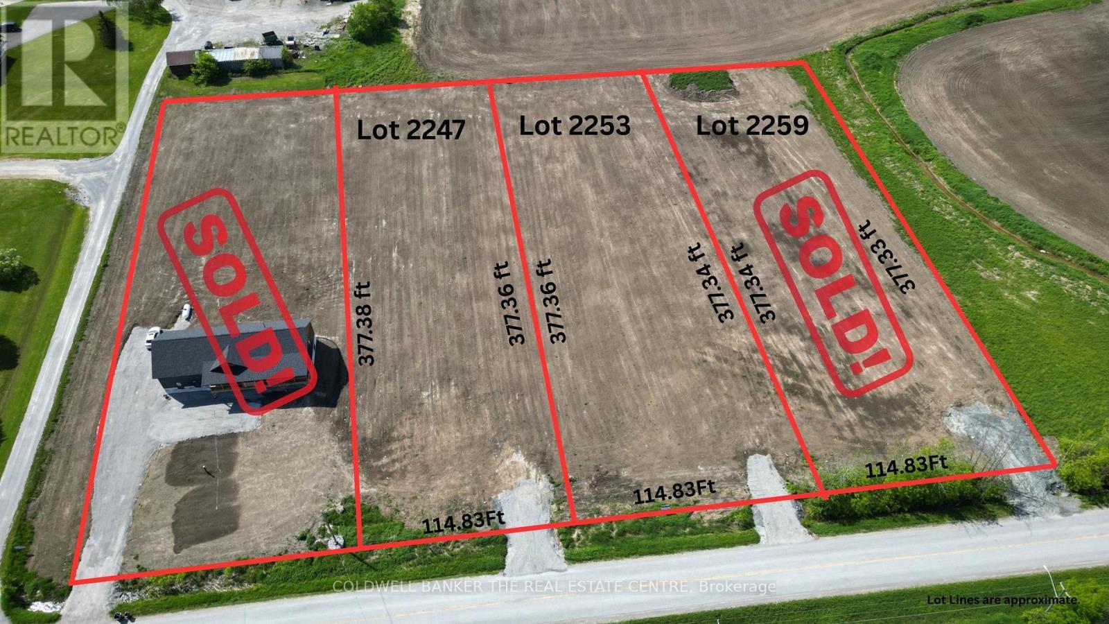 Lot Lines shown are approximate. - 2247 Concession 10 Road, Ramara, ON