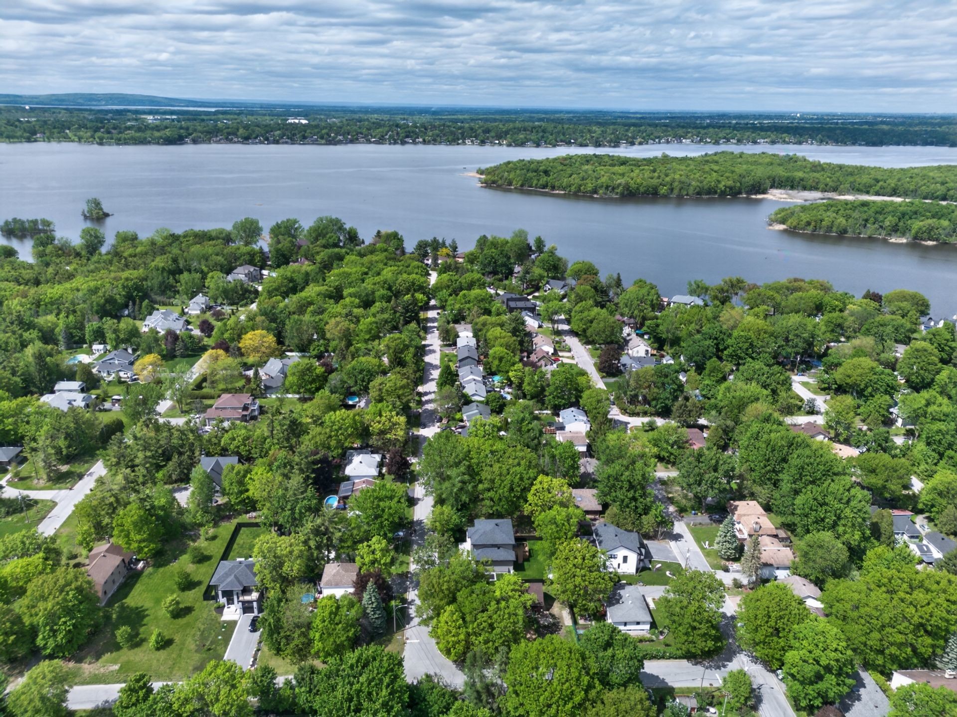 Aerial View - 3 Rue Thomas-Dennis, Notre-Dame-De-L'Île-Perrot, QC - Outdoor With Body Of Water With View