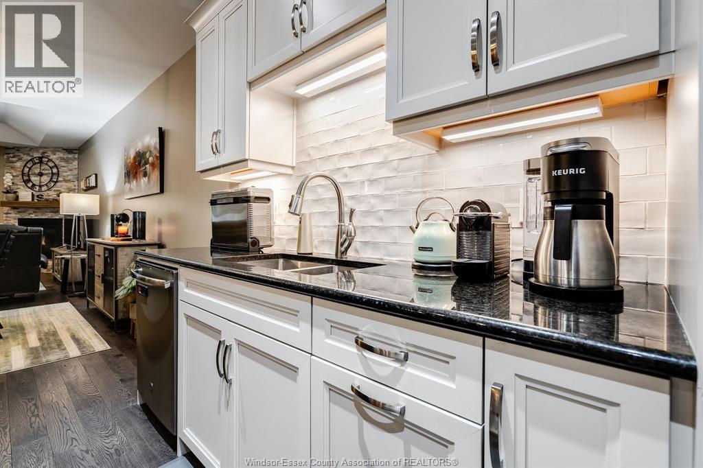 6107 Tiburon Crescent, Windsor, ON - Indoor Photo Showing Kitchen With Double Sink With Upgraded Kitchen