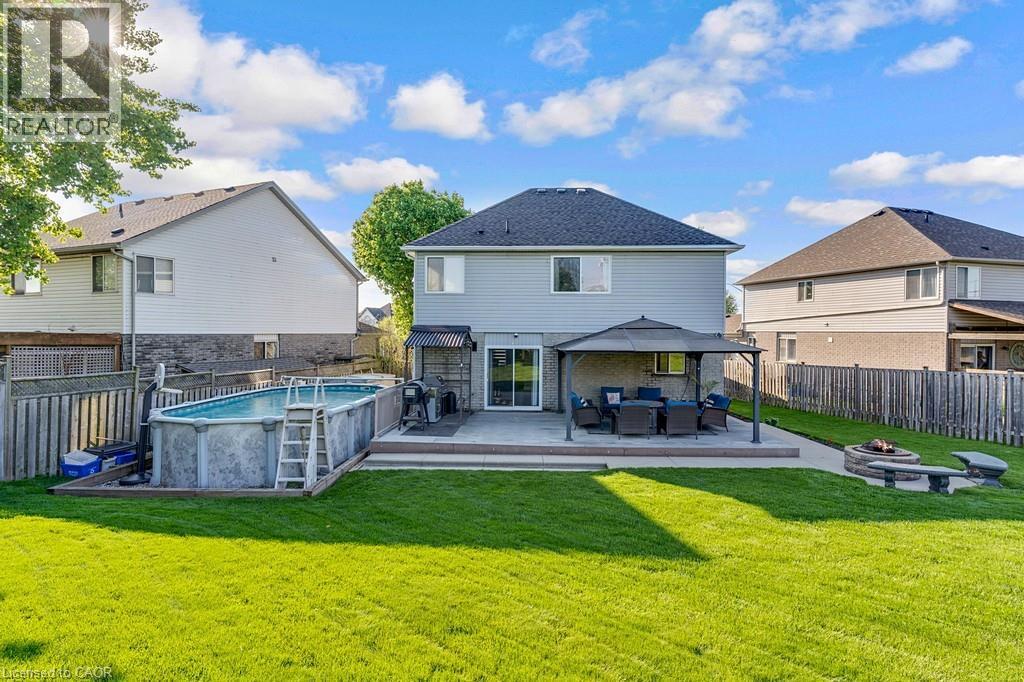 84 Amanda Walk, Cambridge, ON - Outdoor With Above Ground Pool With Deck Patio Veranda With Exterior