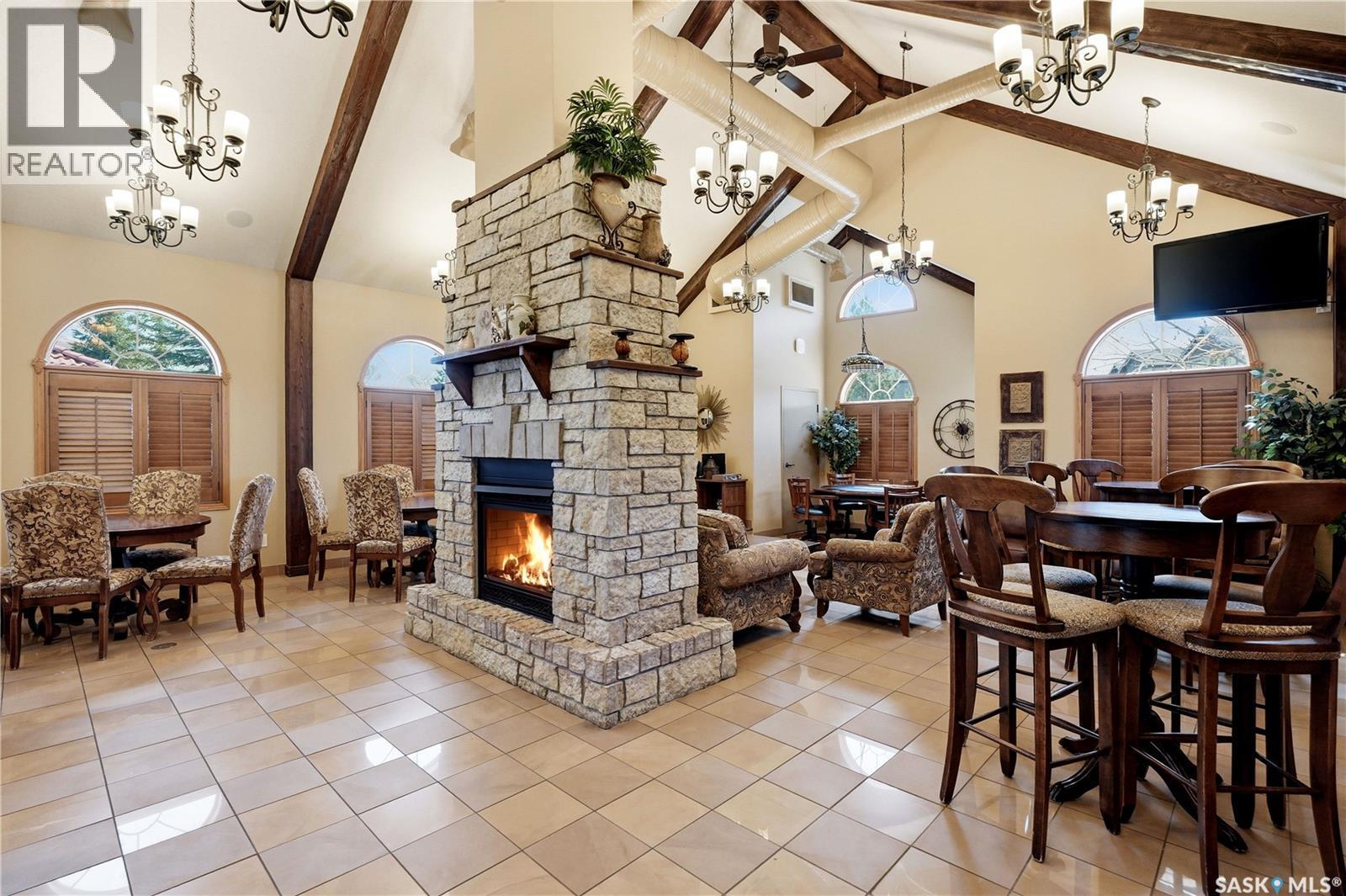 570 150 Langlois Way, Saskatoon, SK - Indoor With Fireplace