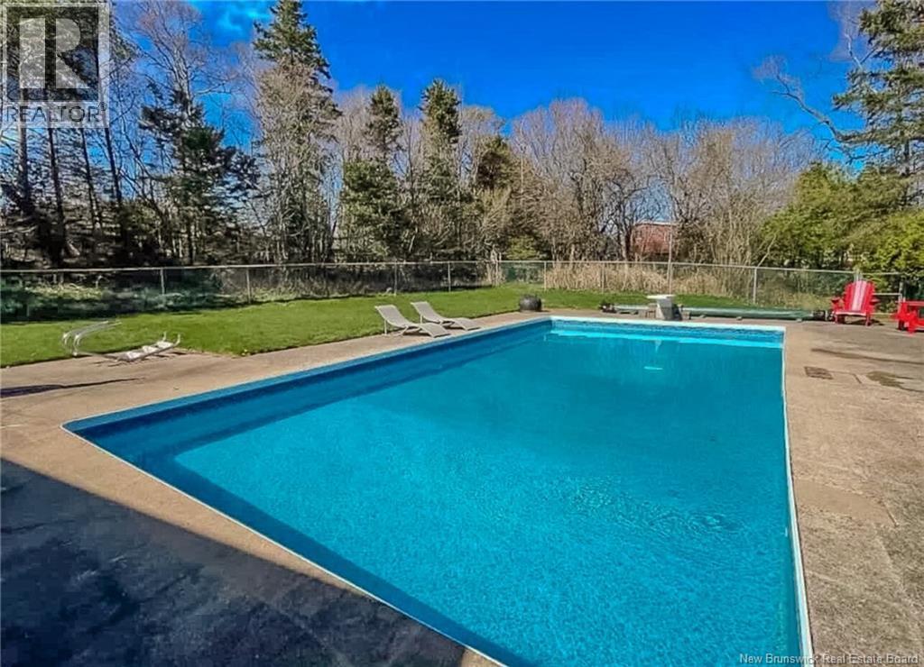 12 Grant Crescent, Saint John, NB - Outdoor With In Ground Pool With Backyard