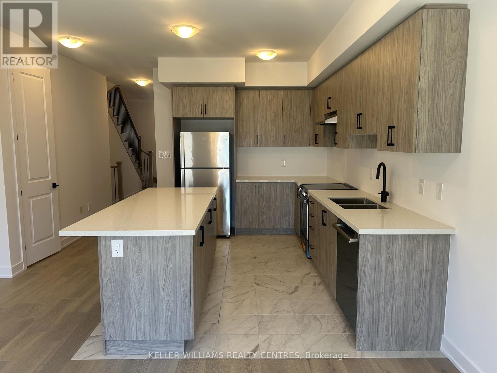 22 Mcaush Street, Barrie, ON - Indoor Photo Showing Kitchen With Stainless Steel Kitchen With Double Sink